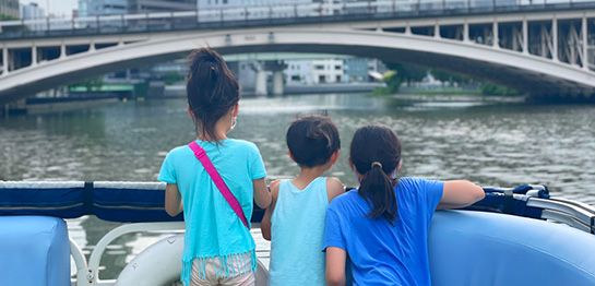 大阪北港マリーナとUSJや道頓堀をつなぐ水上タクシー