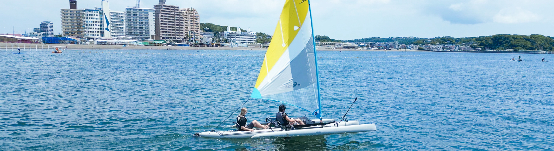 大阪で足漕ぎセーリング体験