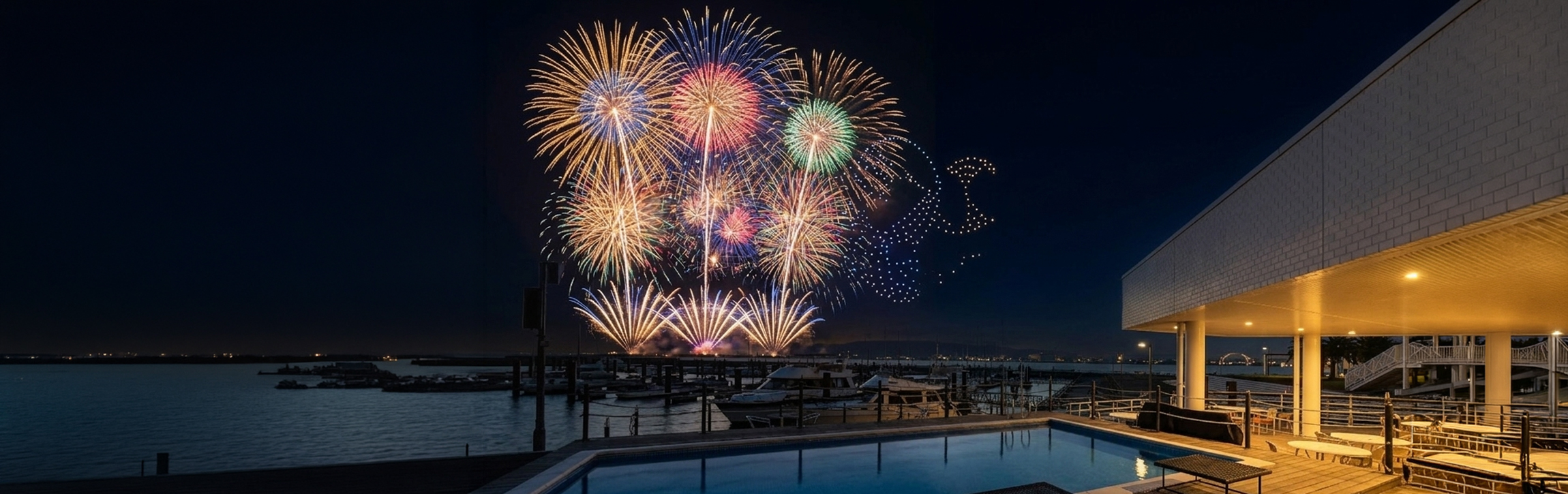 OSAKA BAY SKYLUMINA 花火観覧BBQプラン